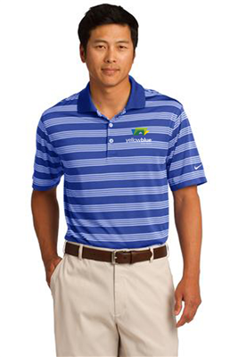 Nike Golf Dri-FIT Tech Stripe Polo Royal
