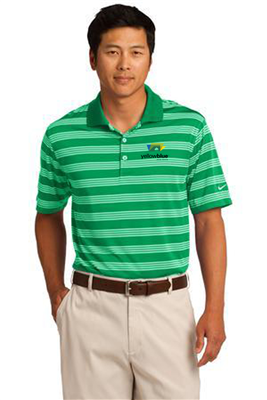 Nike Golf Dri-FIT Tech Stripe Polo Green